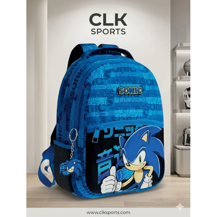 Sonic Boom Okul Çantası , Kalem Çantası - Sonic Çelik Matara 500 Ml Hediye