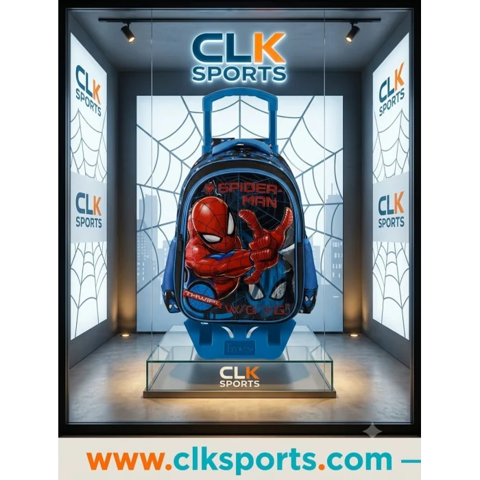 Spiderman Çekçekli Okul Çantası , Muggle Çift Gözlü Kalem Çantası - Suluk & Matara Hediye