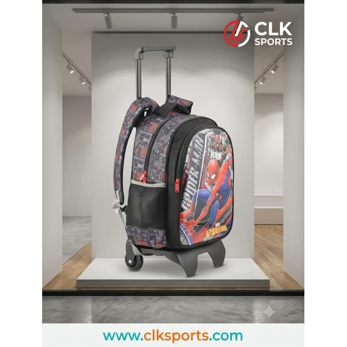 Spiderman Çekçekli Okul Çantası , Muggle Çift Gözlü Kalem Çantası - Suluk & Matara Hediye