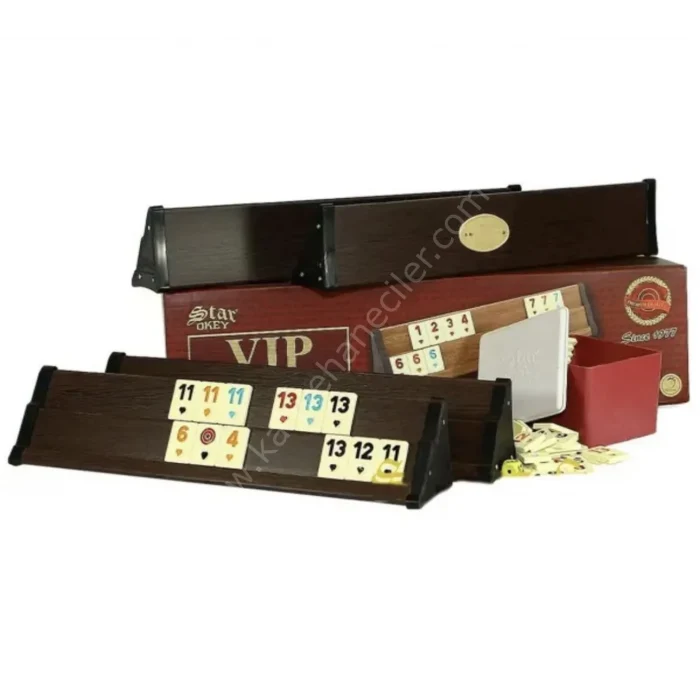 Star Vip Ahşap Okey Takımı