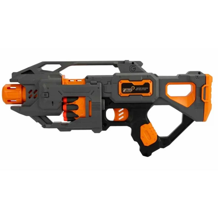 Zapp Toys 20 Mermili Sünger Dart Atan Silah 45 cm Antrasit