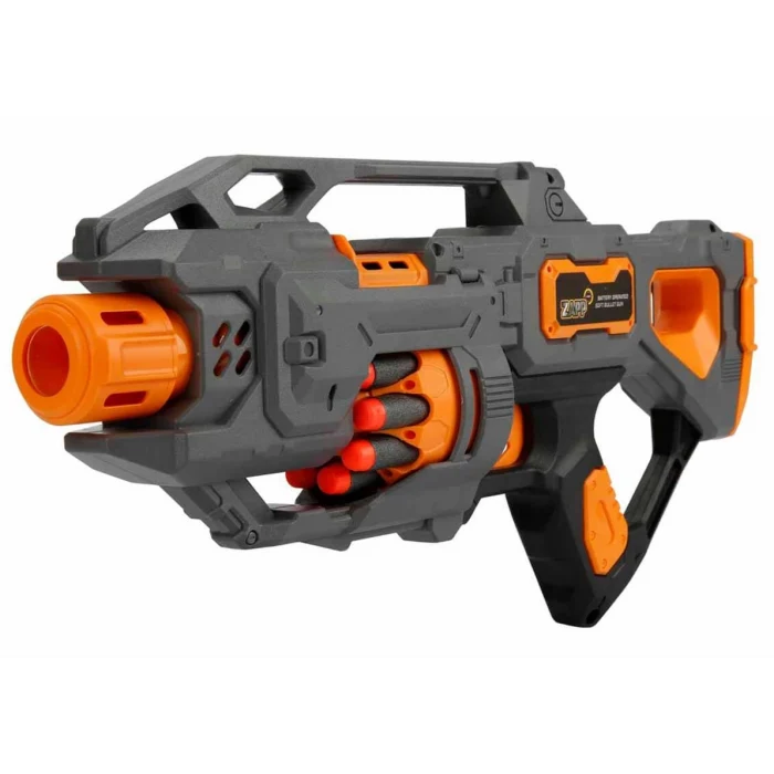 Zapp Toys 20 Mermili Sünger Dart Atan Silah 45 cm Antrasit