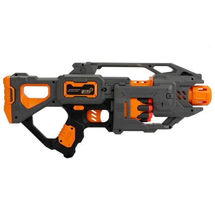 Zapp Toys 20 Mermili Sünger Dart Atan Silah 45 cm Antrasit