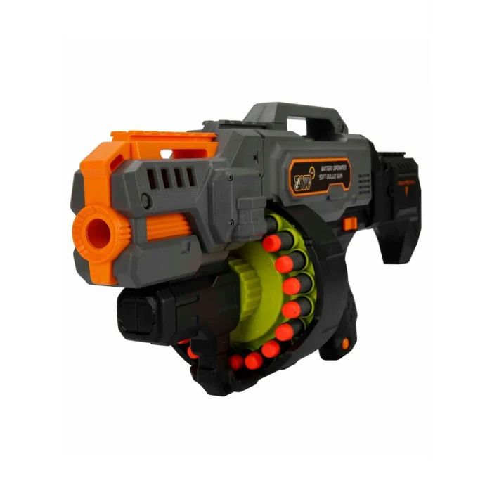 Zapp Toys 40 Mermili Sünger Dart Atan Silah 57 cm Siyah