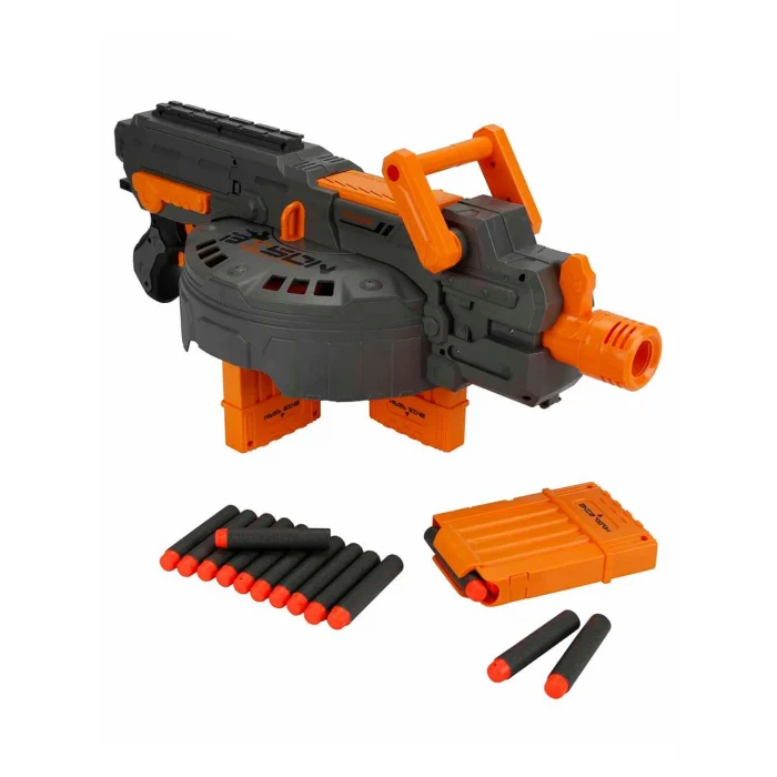 Zapp Toys 60 Mermili Sünger Dart Atan Silah 54 cm Antrasit