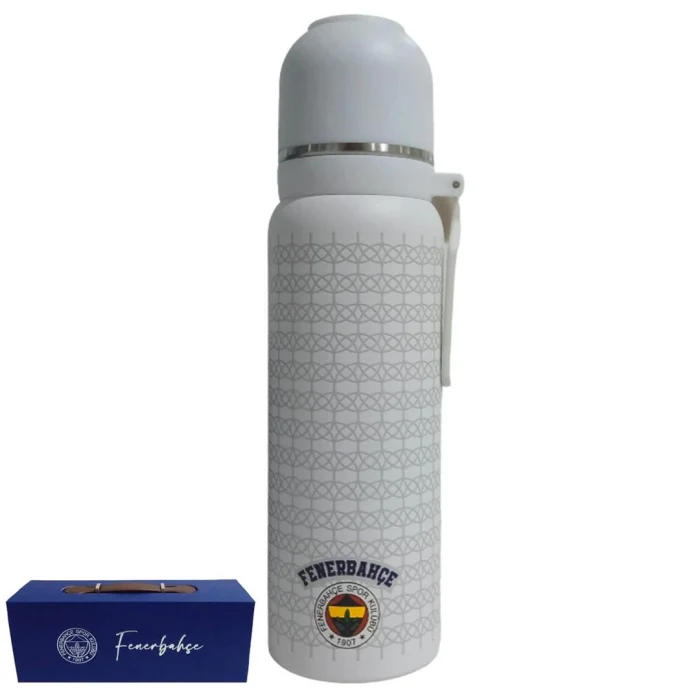 Fenerbahçe Okul-Sırt Çantası , Beslenme Çantası , Kalem Çantası - Lisanslı Bardaklı Çelik Termos Premium Set