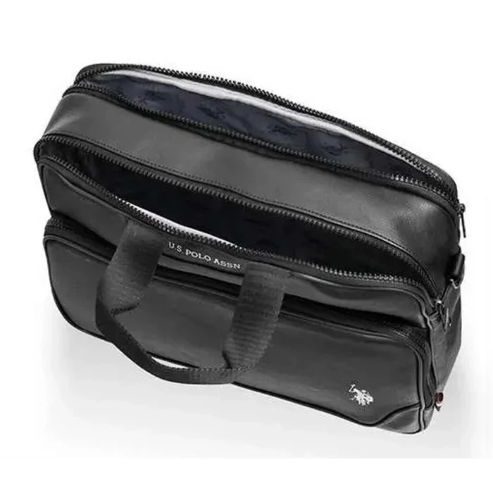 U.S.Polo Assn. Suni Deri Evrak Çantası