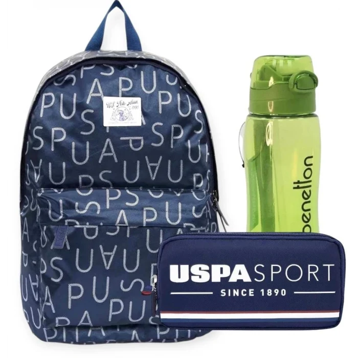 U.s. Polo Assn. Sırt Çantası , U.S. Polo Assn. Kalem Çantası - Suluk & Matara Hediyeli