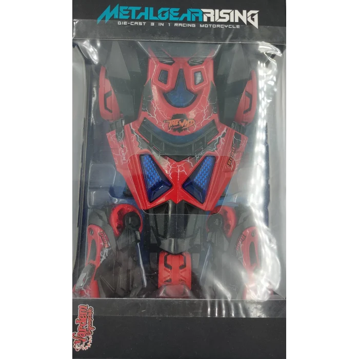 Motosiklet Fırlatmalı , Metal Işıklı ve Müzikli 3 in 1 Araba Vardem 1:32