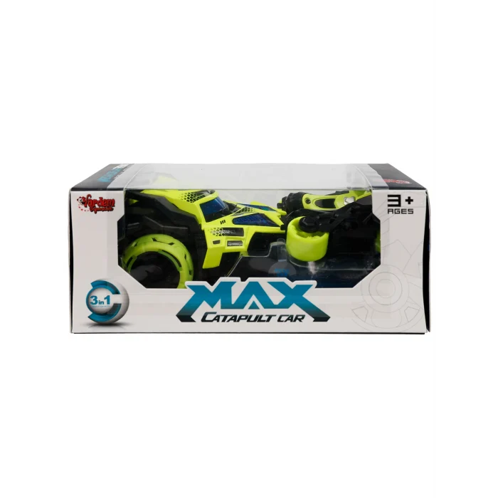 Motosiklet Fırlatmalı , Metal Işıklı ve Müzikli 3 in 1 Araba Vardem 1:32