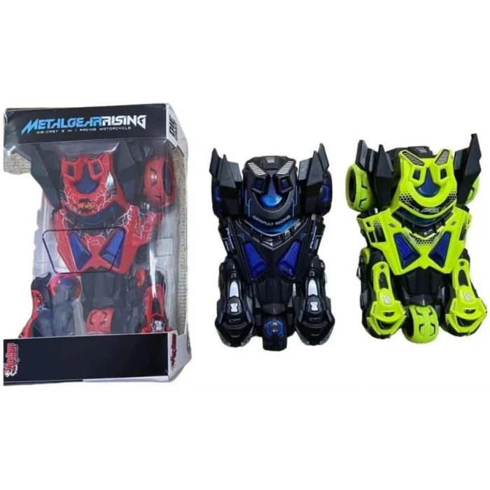 Motosiklet Fırlatmalı , Metal Işıklı ve Müzikli 3 in 1 Araba Vardem 1:32