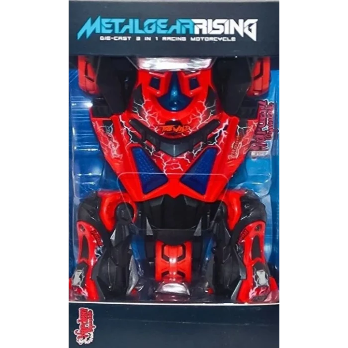 Motosiklet Fırlatmalı , Metal Işıklı ve Müzikli 3 in 1 Araba Vardem 1:32