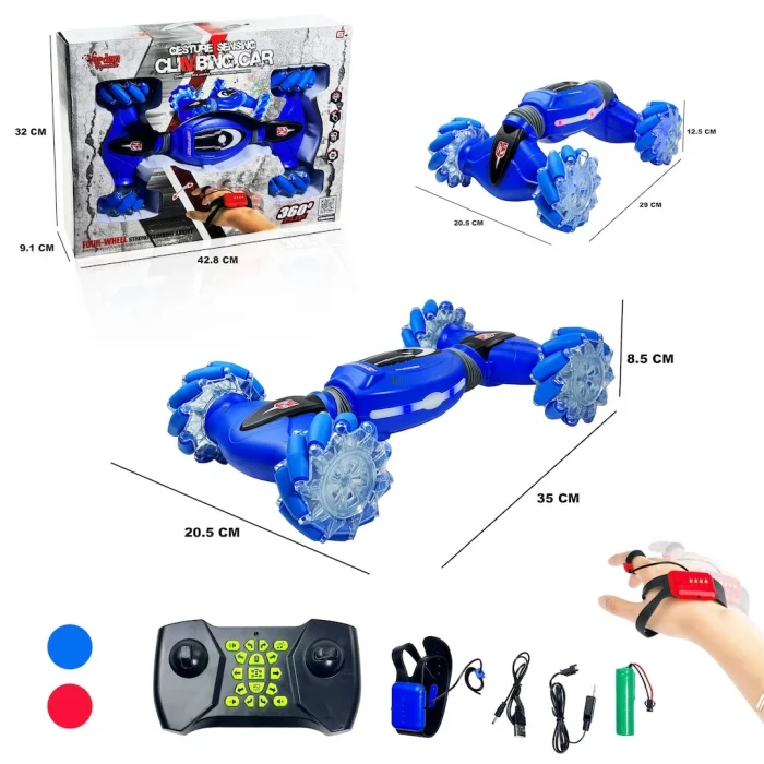 Vardem Bilekten Kontrollü Full Fonksiyon 2.4Ghz Şarjlı Akrobat Araba