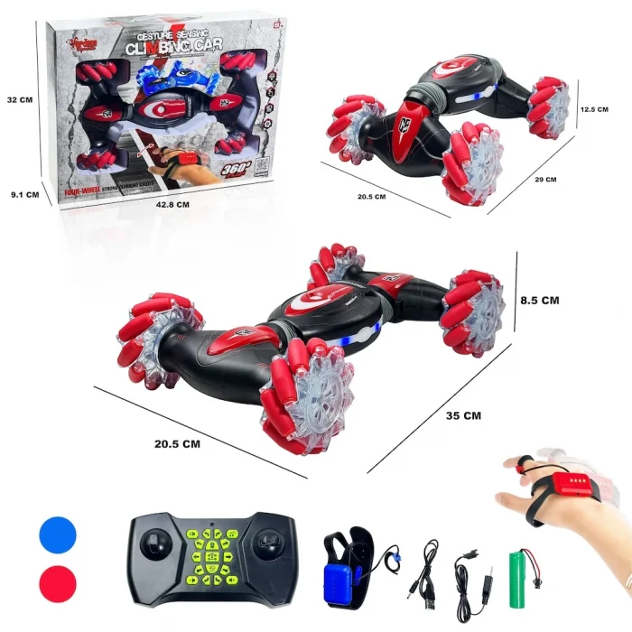 Vardem Bilekten Kontrollü Full Fonksiyon 2.4Ghz Şarjlı Akrobat Araba