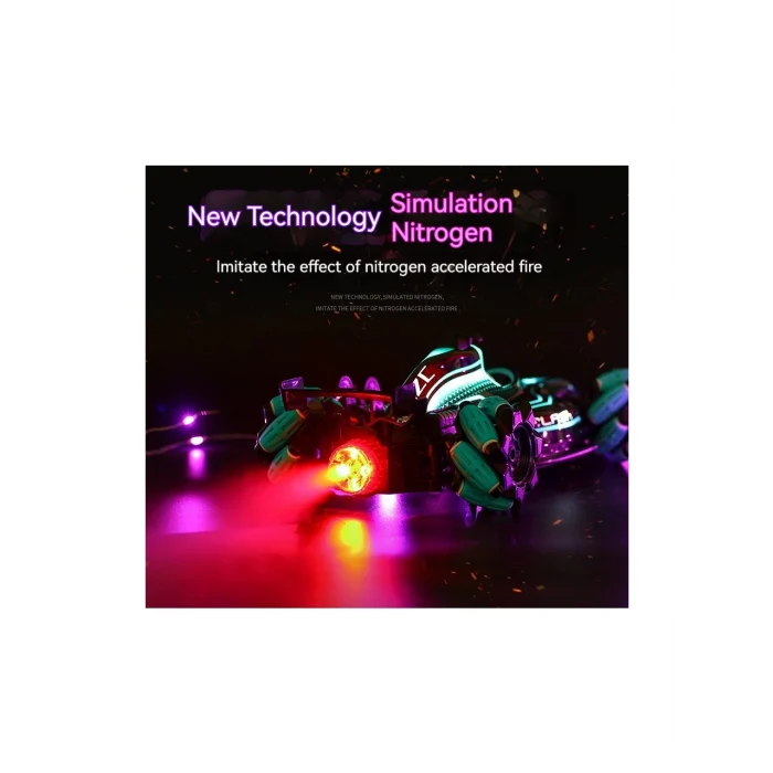 Vardem Buhar Çıkartan Akrobat Yarış Arabası , 1:10 Uzaktan Kumandalı Full Fonksiyon