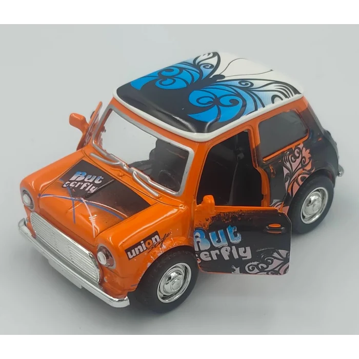 Çek Bırak Metal Desenli Spor Araba 1:38