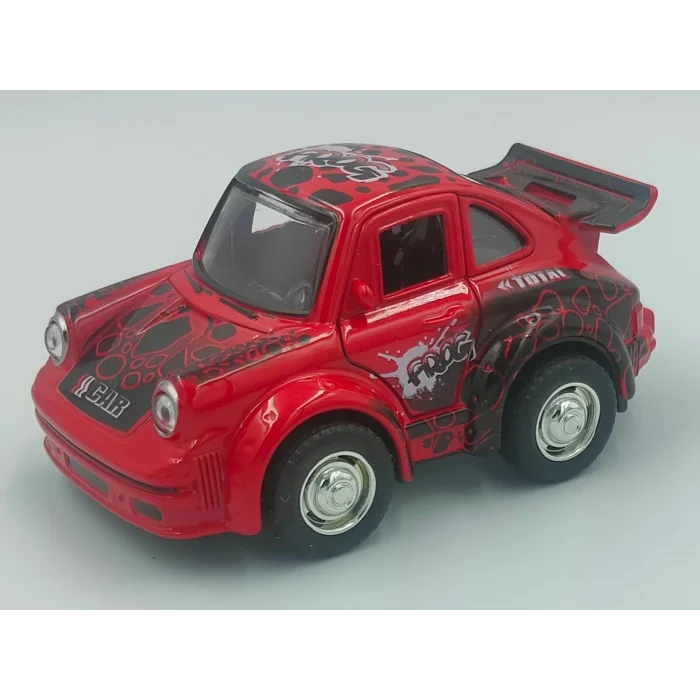 Çek Bırak Metal Desenli Spor Araba 1:38