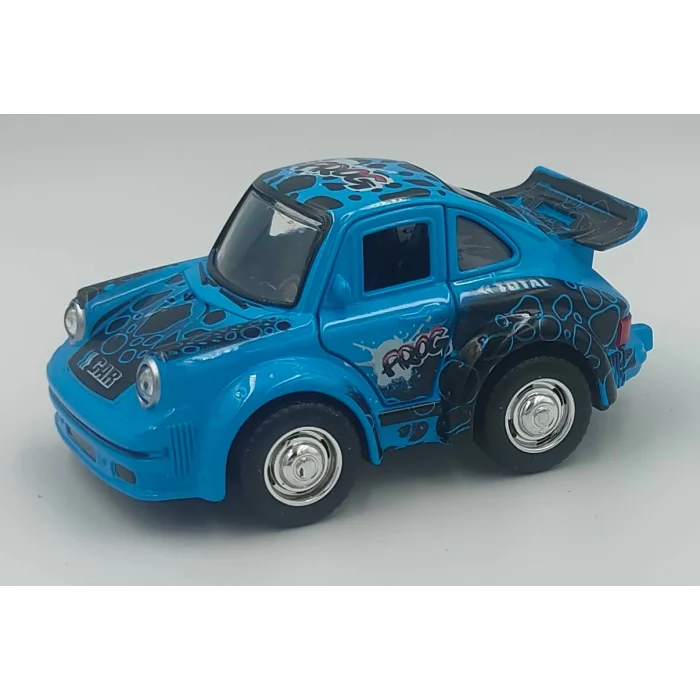 Çek Bırak Metal Desenli Spor Araba 1:38