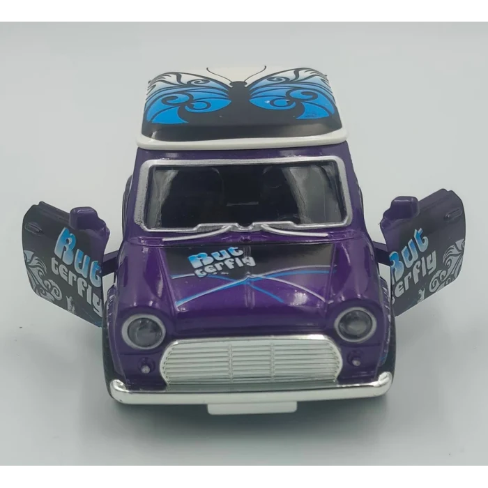 Çek Bırak Metal Desenli Spor Araba 1:38