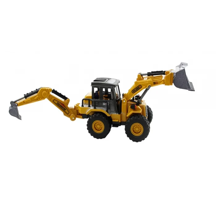 Kazıcı Yükleyici - Sürtmeli Metal İnşaat Aracı 1:55