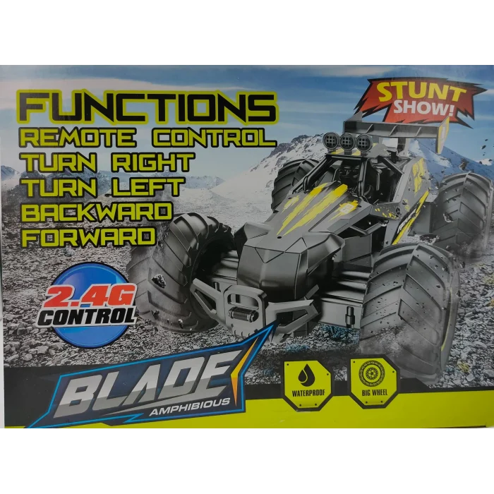 Uzaktan Kumandalı Full Fonksiyon Şarjlı 2.4 Ghz Blade Gösteri Arabası - Açık Yeşil