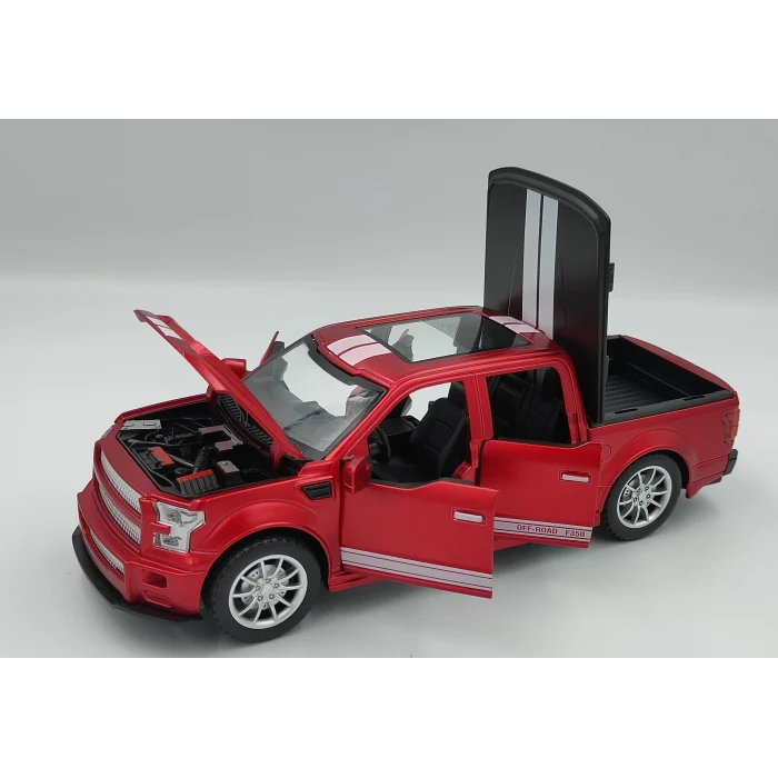 Sesli Ve Işıklı Arazi Metal Pikap Çek Bırak 1:22