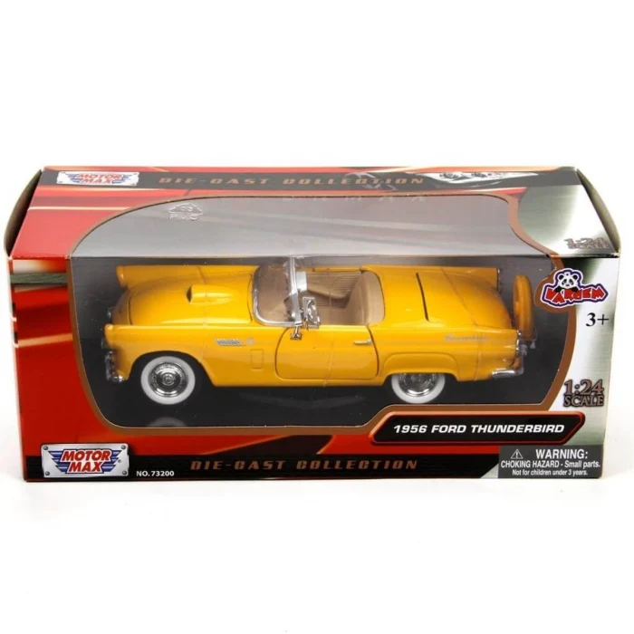 Ford Thunderbird Convertible 1956 Motormax 1:24 - Hediyelik