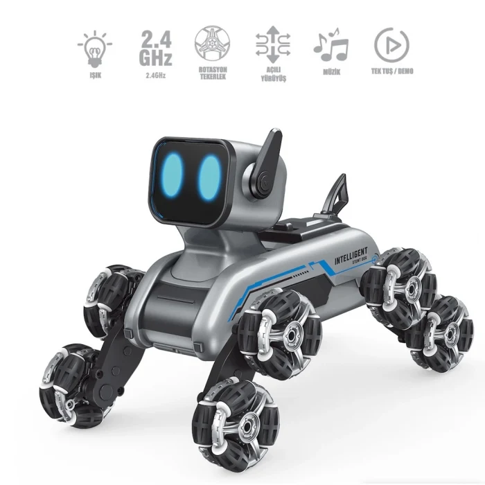 Vardem Şarjlı Köpek Araba - Bilekten Kontrol ve U. K. , 8 Teker Buharlı 2.4G (Kapalı Kutu)