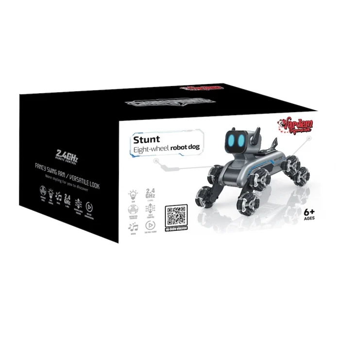 Vardem Şarjlı Köpek Araba - Bilekten Kontrol ve U. K. , 8 Teker Buharlı 2.4G (Kapalı Kutu)