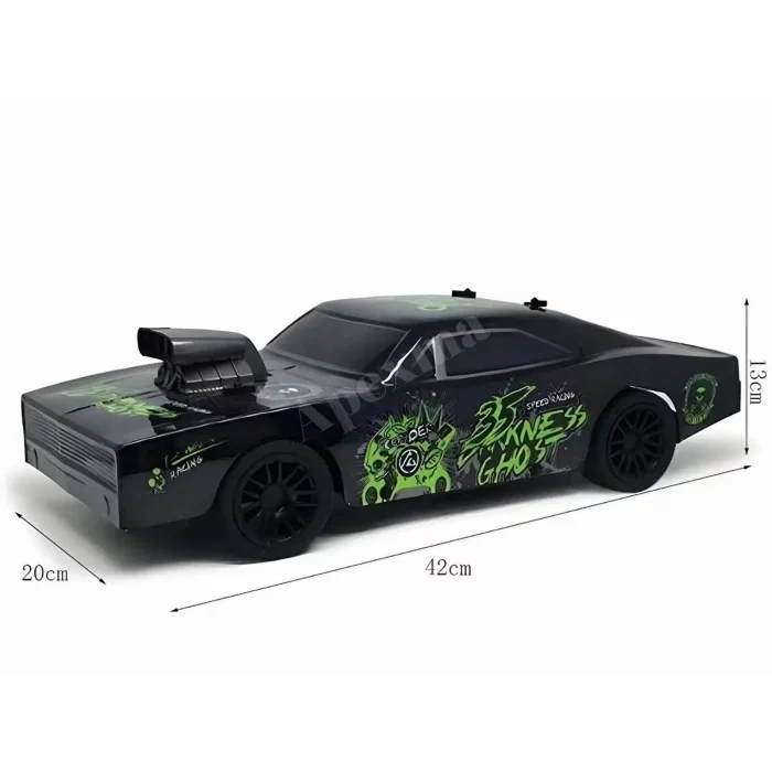 Vardem 45 Cm Yüksek Hızlı Şarj Edilebilir Yarış Arabası Uzaktan Kumandalı 2.4 GHz , 1:10 Canavar Araba