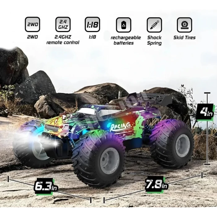 Vardem High Speed Off Road Araba Uzaktan Kumandalı Ful Fonksiyon 2.4G Şarjlı 1:18