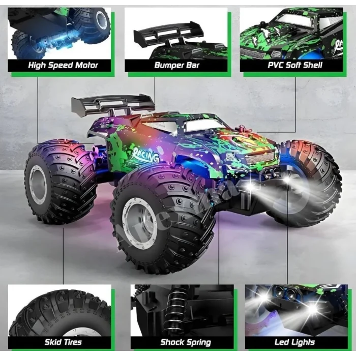 Vardem High Speed Off Road Araba Uzaktan Kumandalı Ful Fonksiyon 2.4G Şarjlı 1:18