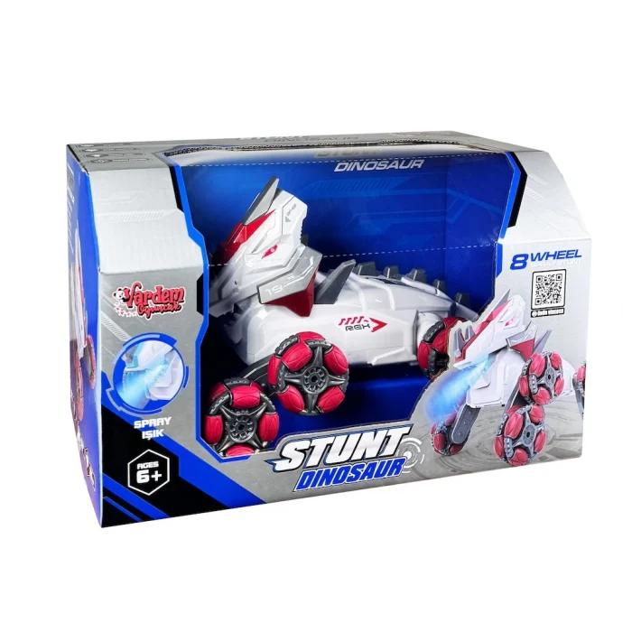 Vardem Uzaktan Kumandalı Full Fonksiyon Şarjlı 2,4G 8 Teker Buhar Atan Dinozor Araba