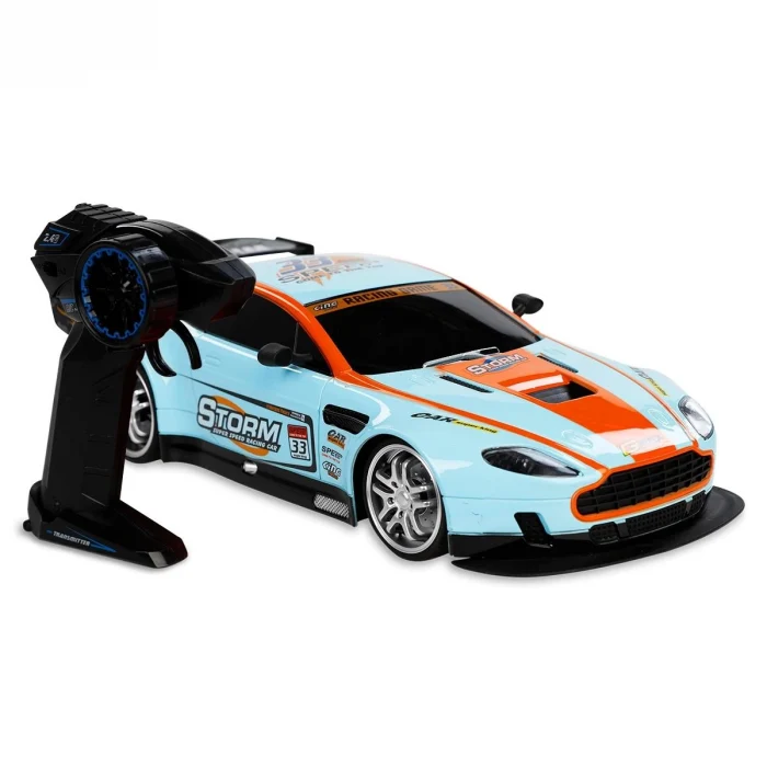 Vardem Ralli Arabası Uzaktan Kumandalı Full Fonksiyon Şarjlı Işıklı , 1:12 - Mavi