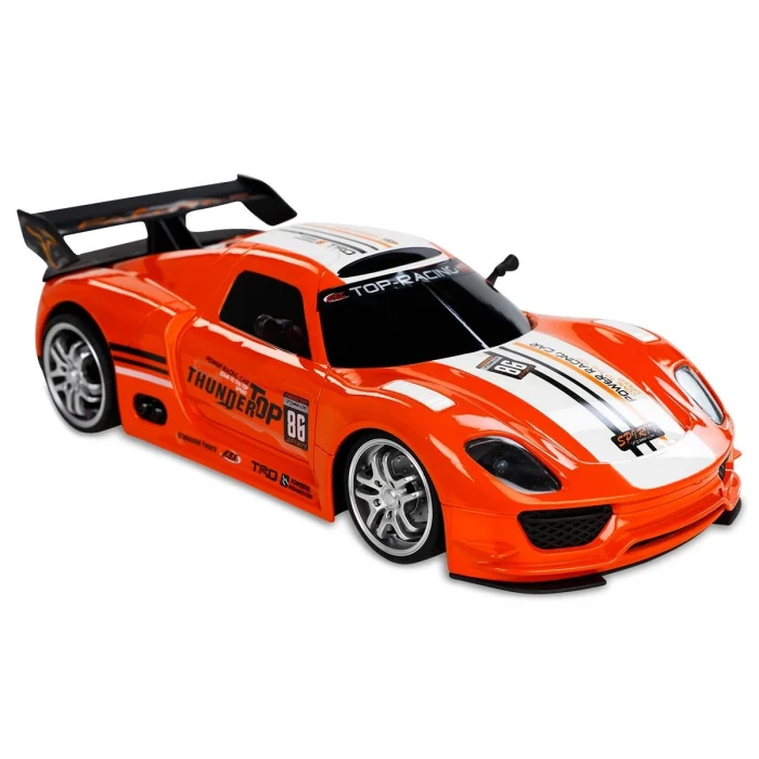 Ralli Arabası Uzaktan Kumandalı Full Fonksiyon Şarjlı Işıklı , 1:12 - Turuncu