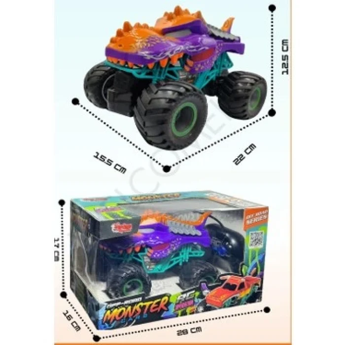 Monster Canavar Araba Uzaktan Kumandalı Full Fonksiyon Şarjlı