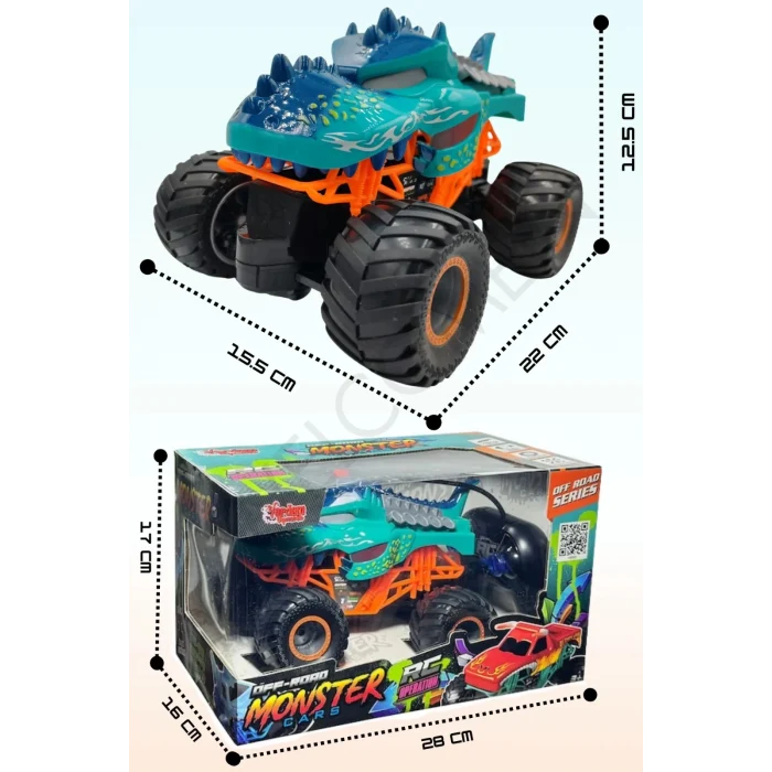 Monster Canavar Araba Uzaktan Kumandalı Full Fonksiyon Şarjlı