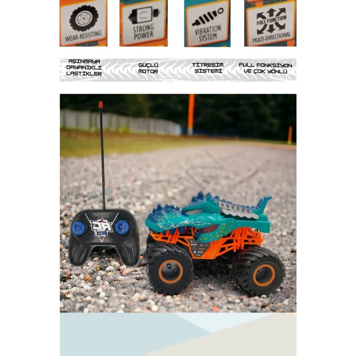 Monster Canavar Araba Uzaktan Kumandalı Full Fonksiyon Şarjlı