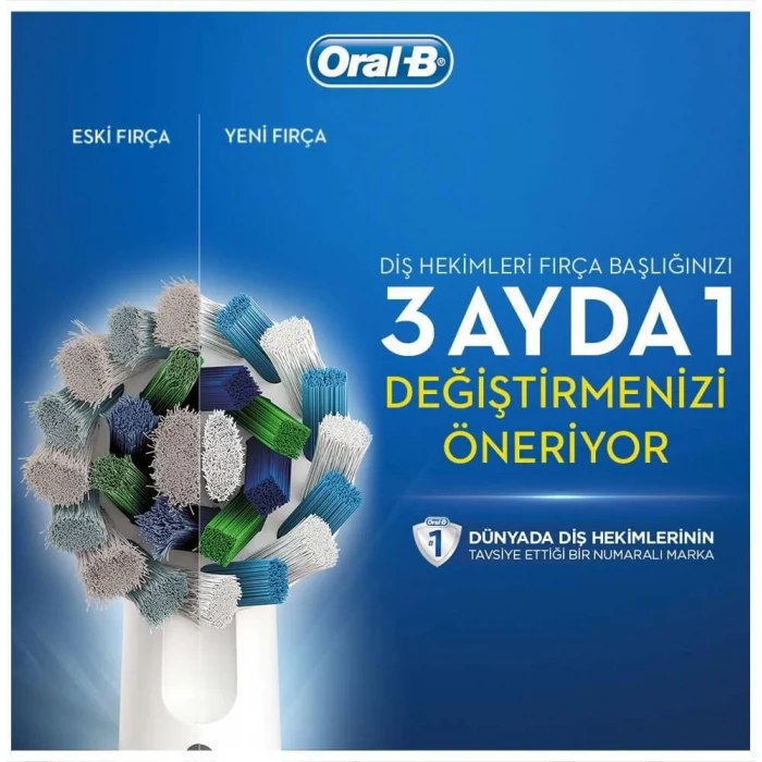 Oral-B Vitality D100 Cross Action Şarj Edilebilir Diş Fırçası Siyah