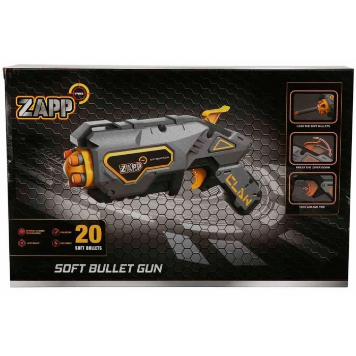 Zapp Toys 20 Mermili Sünger Dart Atan Silah 28 cm
