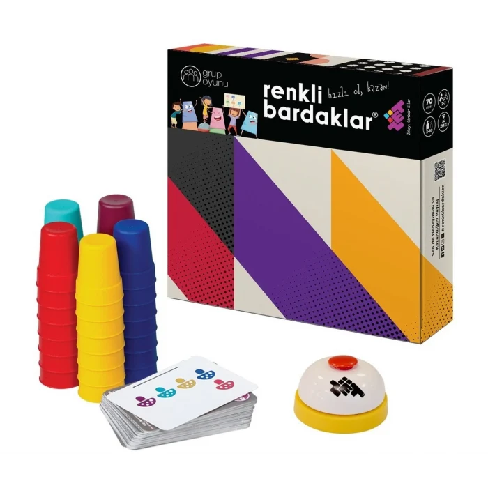 Zet Zeka Renkli Bardaklar 5 Kişilik