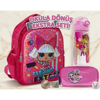 L.O.L. Surprise Okul Çantası - L.O.L. Suluk & Matara Hediye