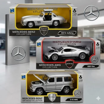 Mercedes-Benz 300sl Model Die Cast Model Araba , 1:24