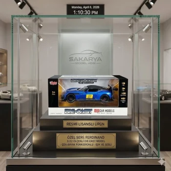 Vardem Sesli Ve Işıklı Metal Yarış Arabası , Vardem Kutulu Çek Bırak 1:22