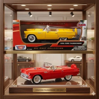 Ford Thunderbird Convertible 1956 Die Cast Model Araba ,Motormax 1:24