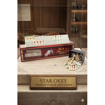 Star Flash Plastik Okey Takımı