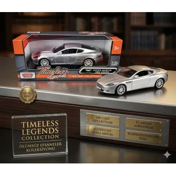 Aston Martin DB9 Coupe Die Cast Model Araba ü, 1:24