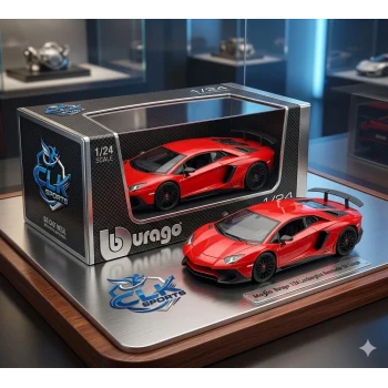 Lamborghini Aventador Sv Coupe Die Cast Model Araba , 1/24 Ölçek