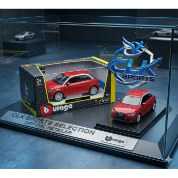 Audi A1 Czerwony Die Cast Model Araba , 1/24