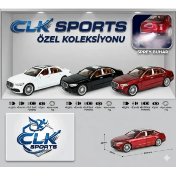 Vardem Sesli Ve Işıklı Buharlı Mrs Metal Araba , Çek Bırak 1:22